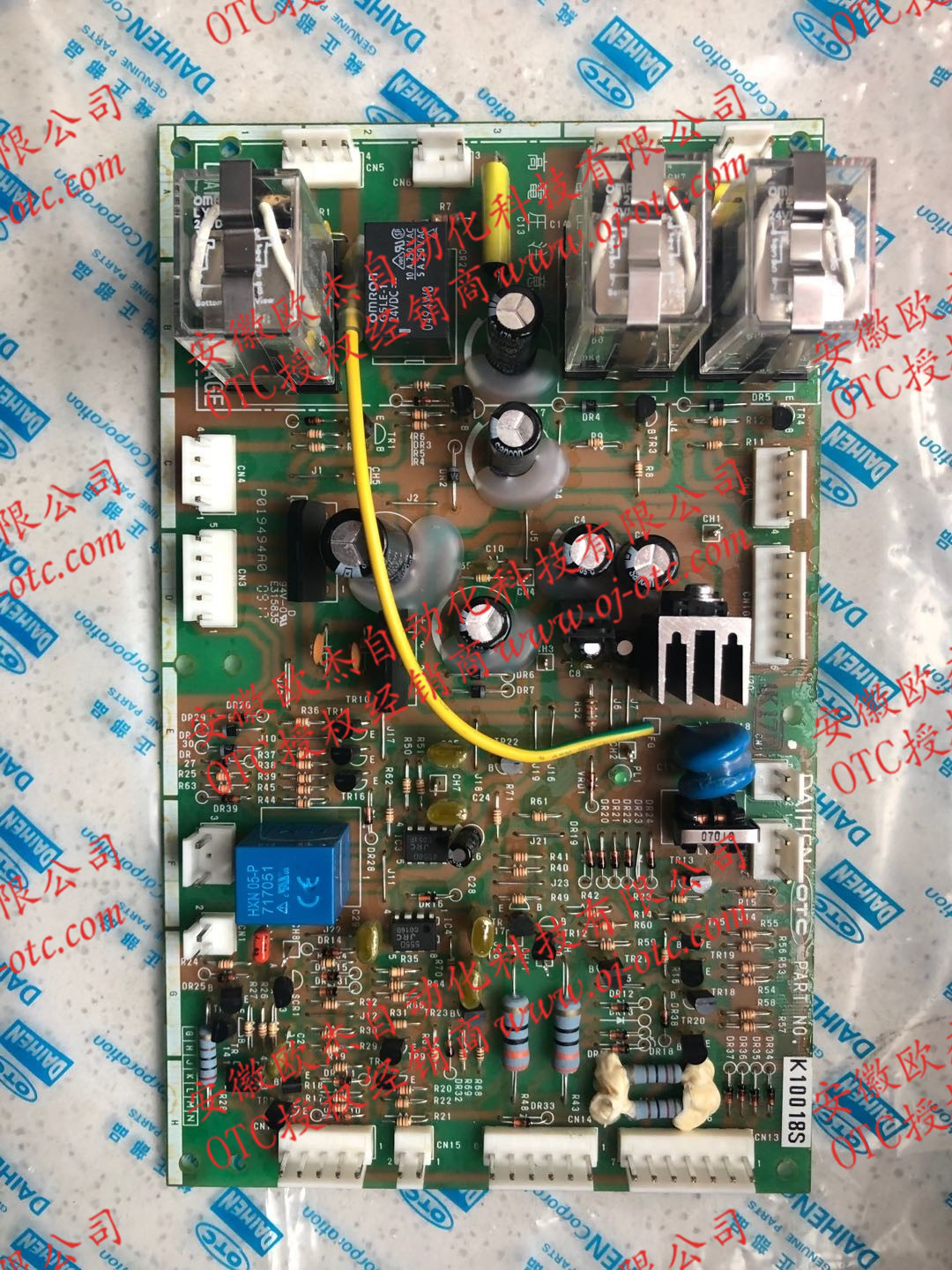 Bảng mạch máy hàn OTC DAIHEN K10018S (K10018S00) - Thay thế P6887S - Góc nhìn tổng thể