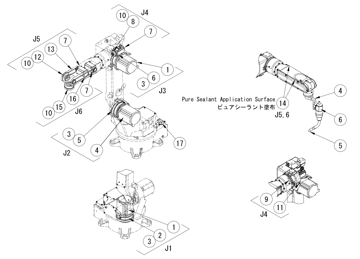 Sơ đồ lắp ráp và cấu tạo Robot OTC FD-V6
