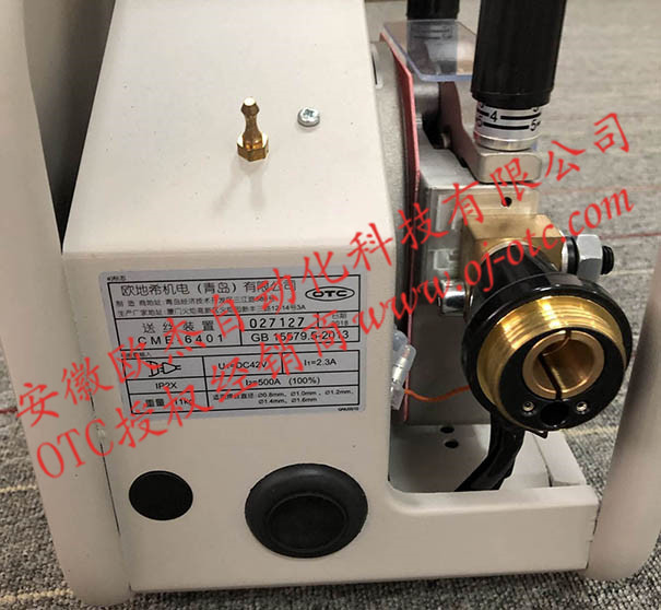 Máy đẩy dây OTC CME-6401 - Nhãn hiệu model và thông số kỹ thuật