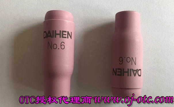 Vòi phun OTC H21B21 - Nhãn hiệu DAIHEN NO.6 in trên sản phẩm