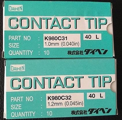 Đầu tiếp xúc OTC chính hãng K980C31 - Tip đa dụng 1.0mm 40L