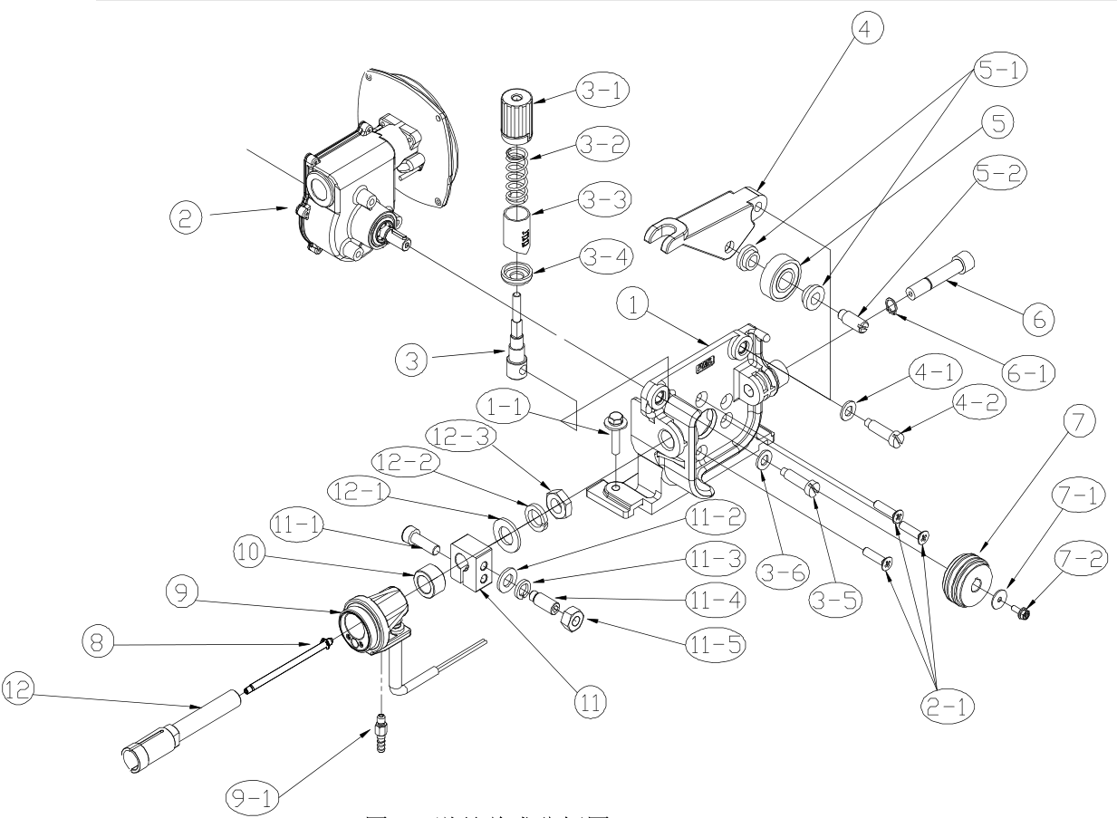 Sơ đồ bung phụ tùng bộ cấp dây OTC CM6201 CM6202 CM6402