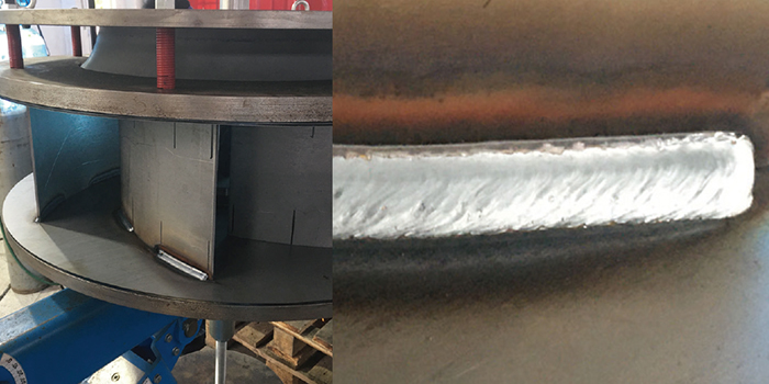 Ca hàn DP-500(S-3) quạt thép không gỉ - Tạo hình đẹp